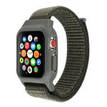 Cinturino nylon con chiusura a strappo per Apple Watch