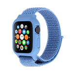 Cinturino nylon con chiusura a strappo per Apple Watch