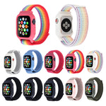 Cinturino nylon con chiusura a strappo per Apple Watch