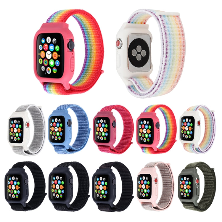 Cinturino nylon con chiusura a strappo per Apple Watch