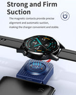 Caricabatterie wireless magnetico portatile ROCK W26 per interfaccia Huawei Watch GT / GT2 / Honor Magic Type-C