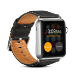 Cinturino in pelle per orologio di lusso per auto Denior Environmental per Apple Watch Ultra 49 mm / Serie 8 e 7 45 mm / SE 2 e 6 e SE e 5 e 4 44 mm / 3 e 2 e 1 42 mm