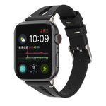Cinturino in pelle semplice a V per Apple Watch