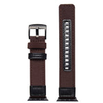 Cinturino per orologio da polso in nylon stile Jeep con fibbia in acciaio inossidabile per Apple Watch serie 3, 2 e 1 42 mm, 42mm