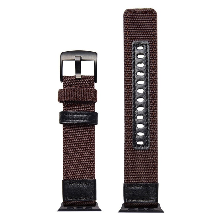 Cinturino per orologio da polso in nylon stile Jeep con fibbia in acciaio inossidabile per Apple Watch serie 3, 2 e 1 42 mm, 42mm