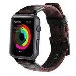 Cinturino per orologio da polso in nylon stile Jeep con fibbia in acciaio inossidabile per Apple Watch serie 3, 2 e 1 42 mm, 42mm