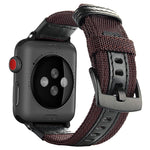 Cinturino per orologio da polso in nylon stile Jeep con fibbia in acciaio inossidabile per Apple Watch serie 3, 2 e 1 42 mm, 42mm