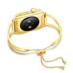 Cinturino per orologio in metallo con cinturino a forma di lettera V con fibbia in acciaio inossidabile per Apple Watch serie 8 e 7 41 mm / SE 2 e 6 e SE e 5 e 4 40 mm / 3 e 2 e 1 38 mm, 7 41mm / 6&SE&5&4 40mm / 3&2&1 38mm