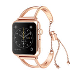 Cinturino per orologio in metallo con cinturino a forma di lettera V con fibbia in acciaio inossidabile per Apple Watch serie 8 e 7 41 mm / SE 2 e 6 e SE e 5 e 4 40 mm / 3 e 2 e 1 38 mm, 7 41mm / 6&SE&5&4 40mm / 3&2&1 38mm