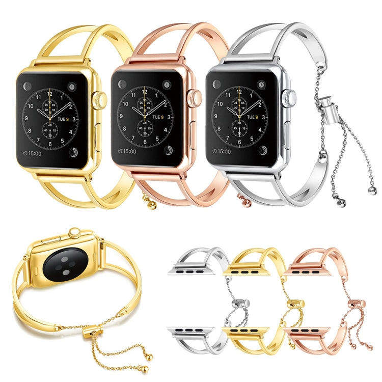 Cinturino per orologio in metallo con cinturino a forma di lettera V con fibbia in acciaio inossidabile per Apple Watch serie 8 e 7 41 mm / SE 2 e 6 e SE e 5 e 4 40 mm / 3 e 2 e 1 38 mm, 7 41mm / 6&SE&5&4 40mm / 3&2&1 38mm