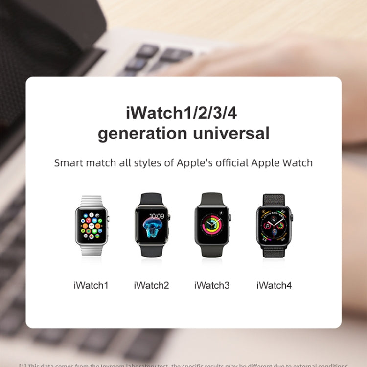 JOYROOM S-IW001 Cavo di ricarica magnetico portatile serie Ben da 1,2 m 2,5 W per Apple Watch