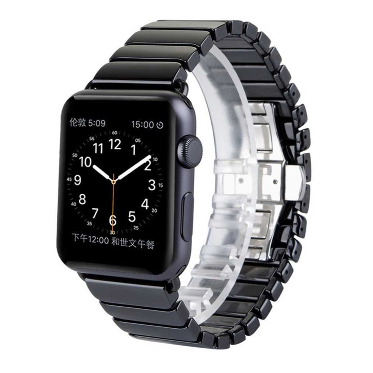 Per Apple Watch Ultra 49mm / Serie 8 e 7 45 mm / SE 2 e 6 e SE e 5 e 4 44 mm / 3 e 2 e 1 42 mm Cinturino per orologio in ceramica delicata, 42mm
