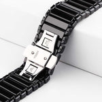 Per Apple Watch Ultra 49mm / Serie 8 e 7 45 mm / SE 2 e 6 e SE e 5 e 4 44 mm / 3 e 2 e 1 42 mm Cinturino per orologio in ceramica delicata, 42mm