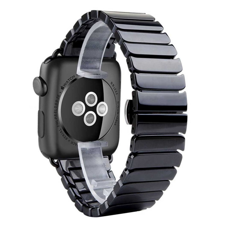 Per Apple Watch Ultra 49mm / Serie 8 e 7 45 mm / SE 2 e 6 e SE e 5 e 4 44 mm / 3 e 2 e 1 42 mm Cinturino per orologio in ceramica delicata, 42mm