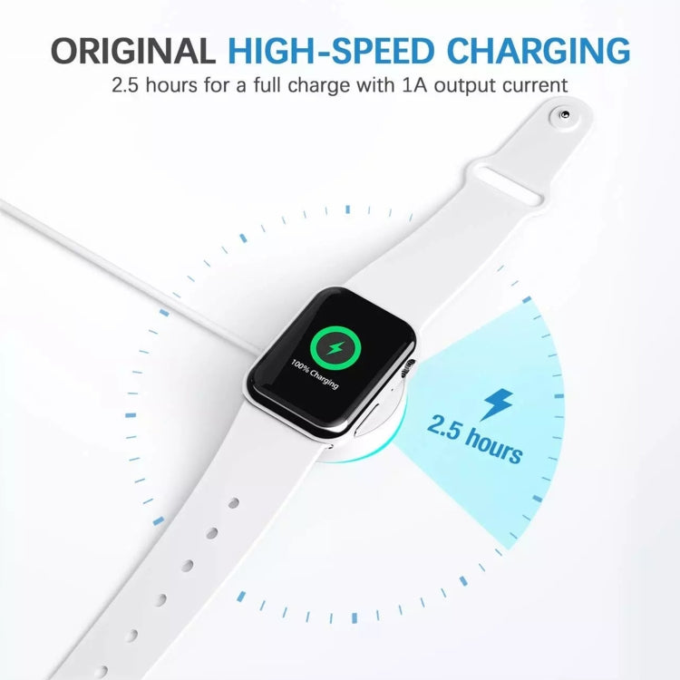 Cavo di ricarica rapida magnetica wireless a USB per la serie Apple Watch, USB-A