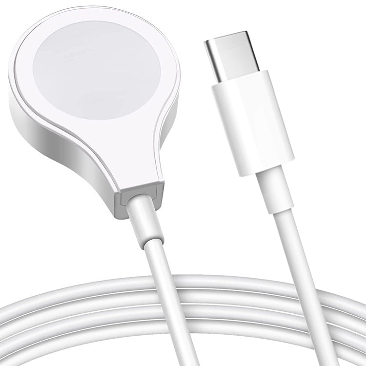 Cavo di ricarica rapida magnetica wireless al cavo Type-C / USB-C per la serie Apple Watch, Type-C
