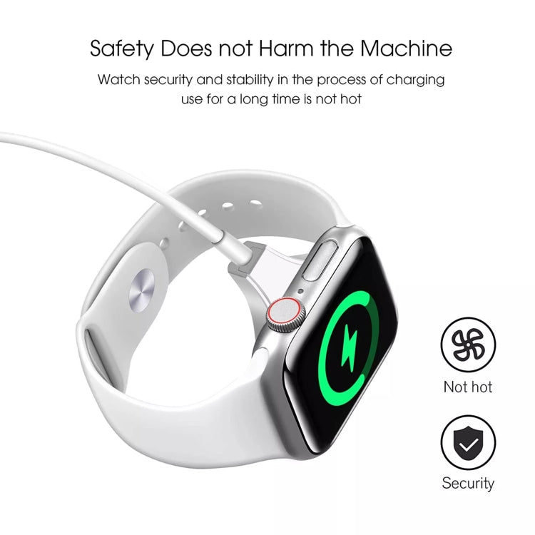 Cavo di ricarica rapida magnetica wireless al cavo Type-C / USB-C per la serie Apple Watch, Type-C