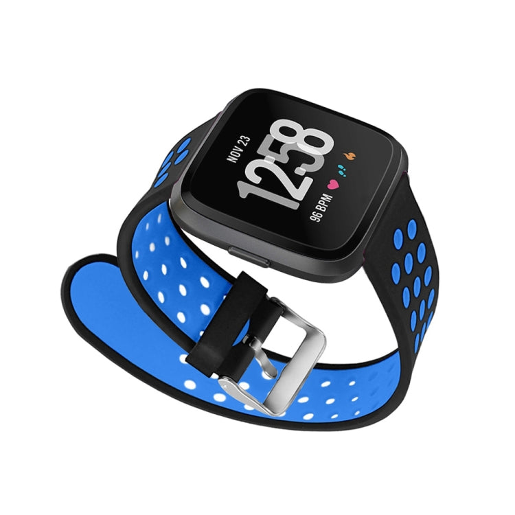 Per Fitbit Versa cinturino in silicone alla moda semplice