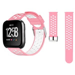 Per Fitbit Versa cinturino in silicone alla moda semplice