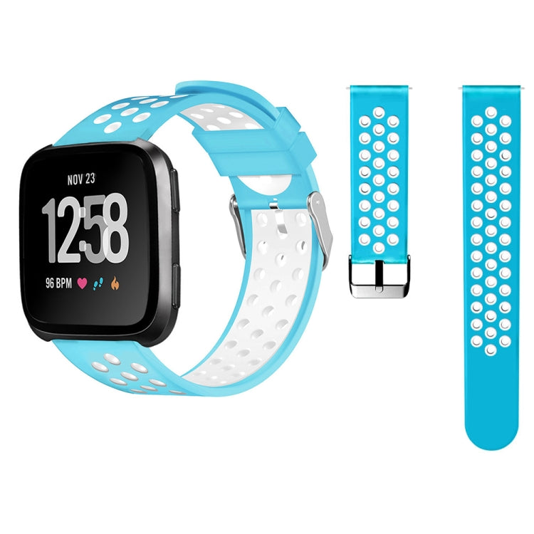 Per Fitbit Versa cinturino in silicone alla moda semplice