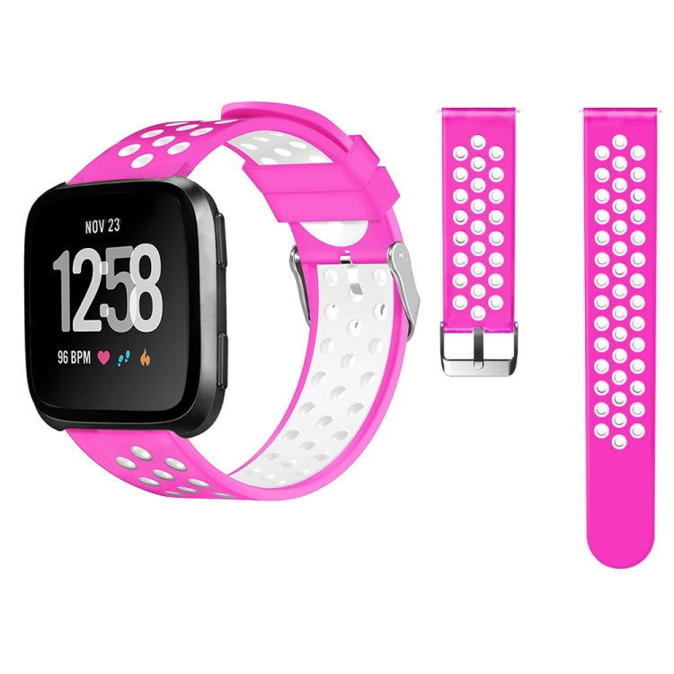 Per Fitbit Versa cinturino in silicone alla moda semplice