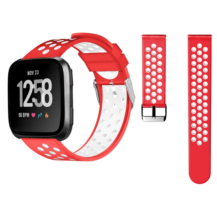 Per Fitbit Versa cinturino in silicone alla moda semplice