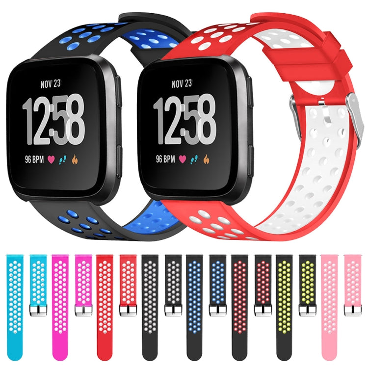 Per Fitbit Versa cinturino in silicone alla moda semplice