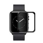 mocolo 0,33 mm 9H Pellicola in vetro temperato con colla completa e bordo arrotondato 3D per Apple Watch Series 4 44 mm, For Apple Watch Series 6 / 5 / 4 / Watch SE 44mm