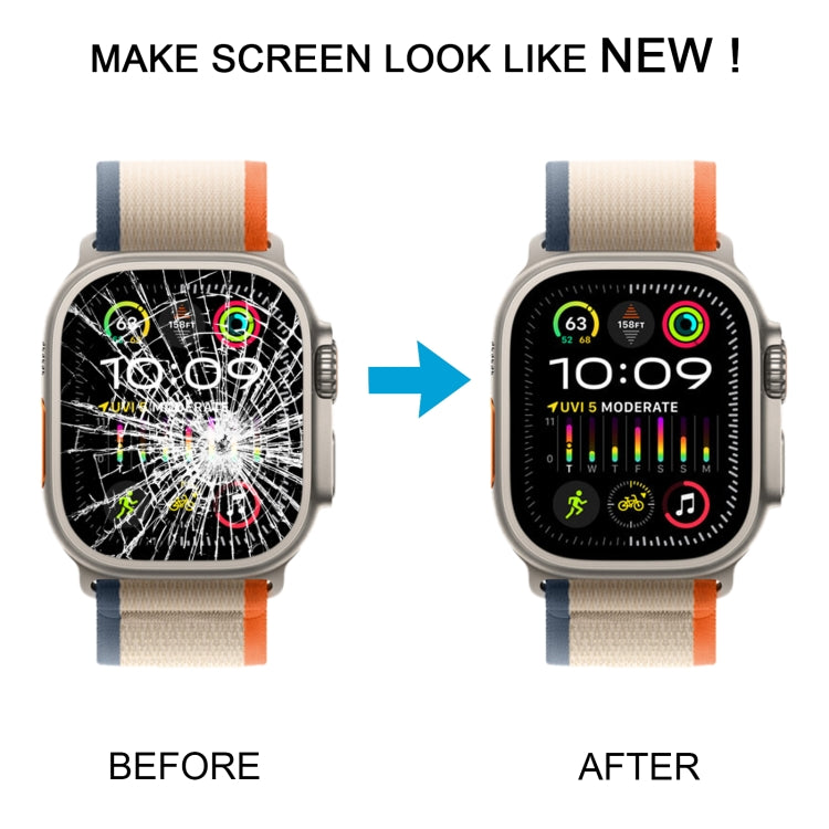 Per Apple Watch Ultra 2 A2986 A2987 Digitalizzatore schermo LCD originale assemblaggio completo con cornice, For Apple Watch Ultra 2