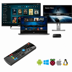 Air Mouse Wireless 2.4GHz con Tastiera QWERTY e Telecomando 2019072400081 Z290