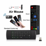 Air Mouse Wireless 2.4GHz con Tastiera QWERTY e Telecomando 2019072400081 Z290