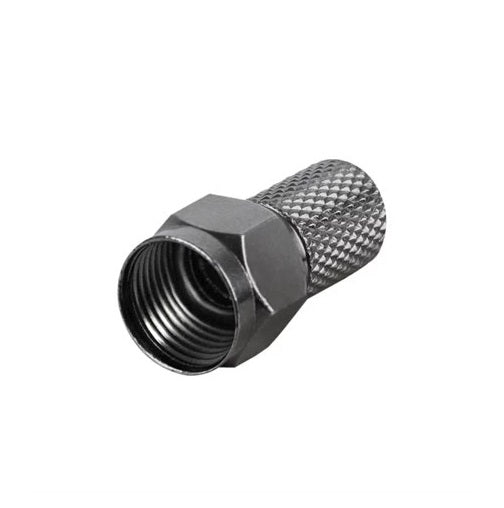 Connettore F 6,8 mm nero per cavo coassiale 03350182 8595563725436 B3030