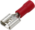 Connettore faston femmina 6.3mm rosso 0.5-1.5mm confezione da 100 03360140 8595563716458 B5660