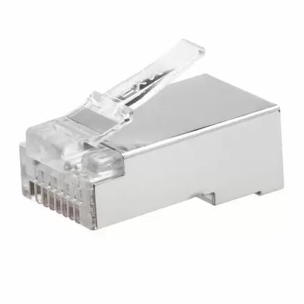 Connettore RJ45 schermato Cat 6 STP 8P8C
