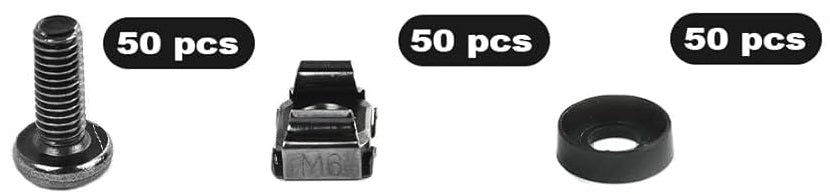 Viti per armadio rack M6x20mm confezione da 50 pezzi