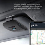 Kit vivavoce Bluetooth per auto con DSP e clip parasole 8055022615567 Q-DH03 B8080