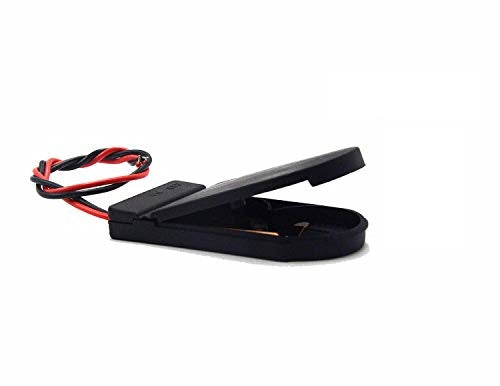 Contenitore porta batterie CR2032 2 posti con interruttore on/off B8083