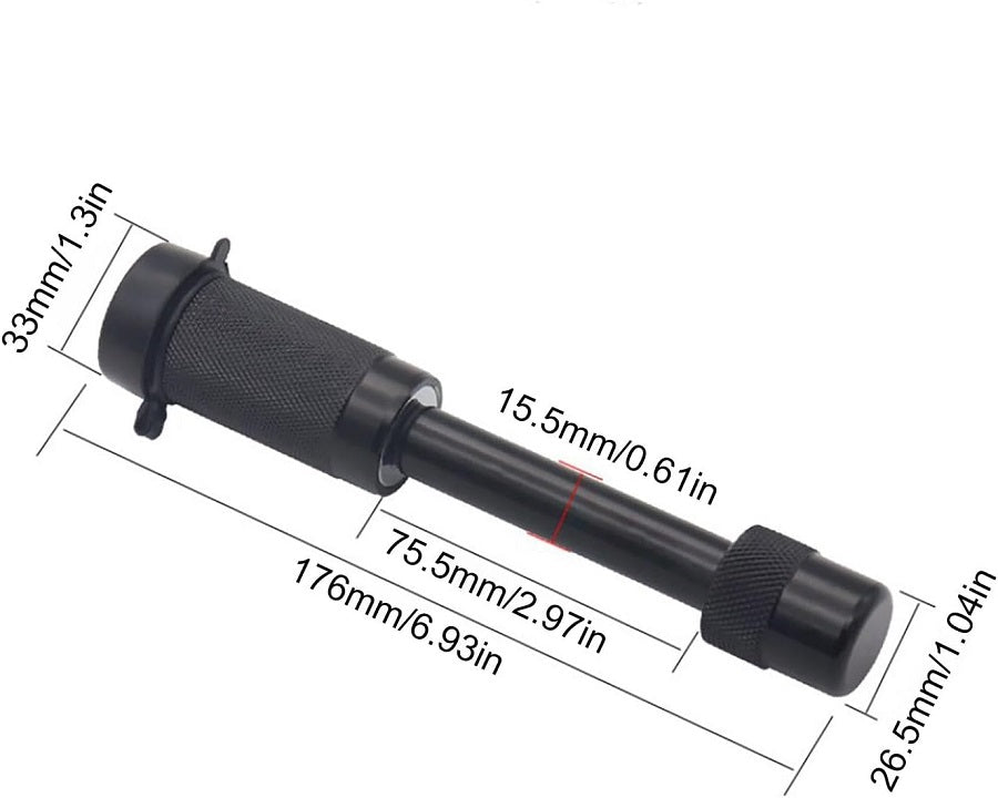 Lucchetto antifurto per gancio di traino - nero TBD0604108601C B9008