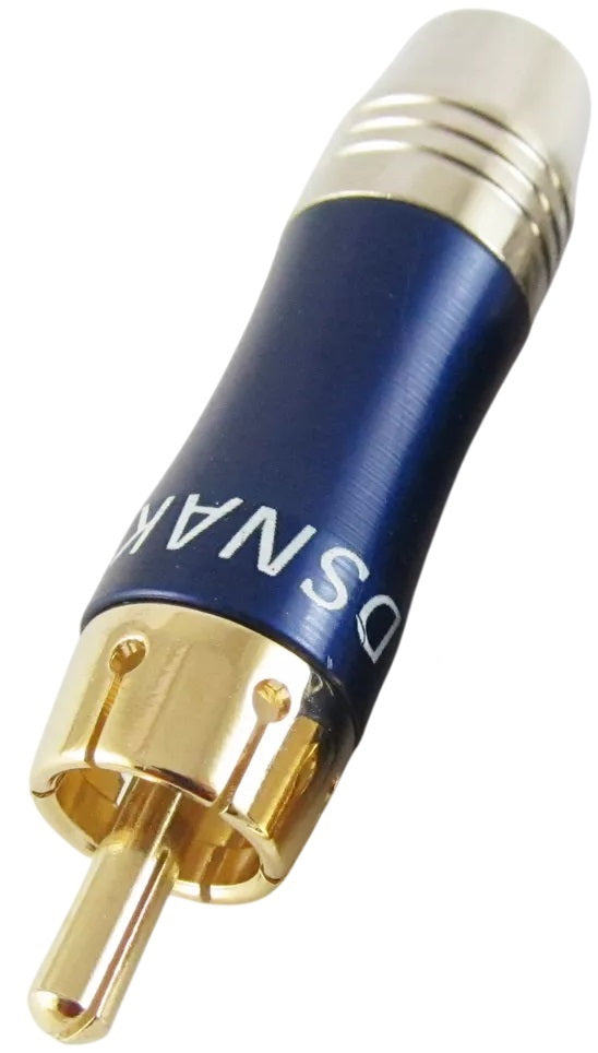 Connettore RCA maschio contatti placcati oro B9056
