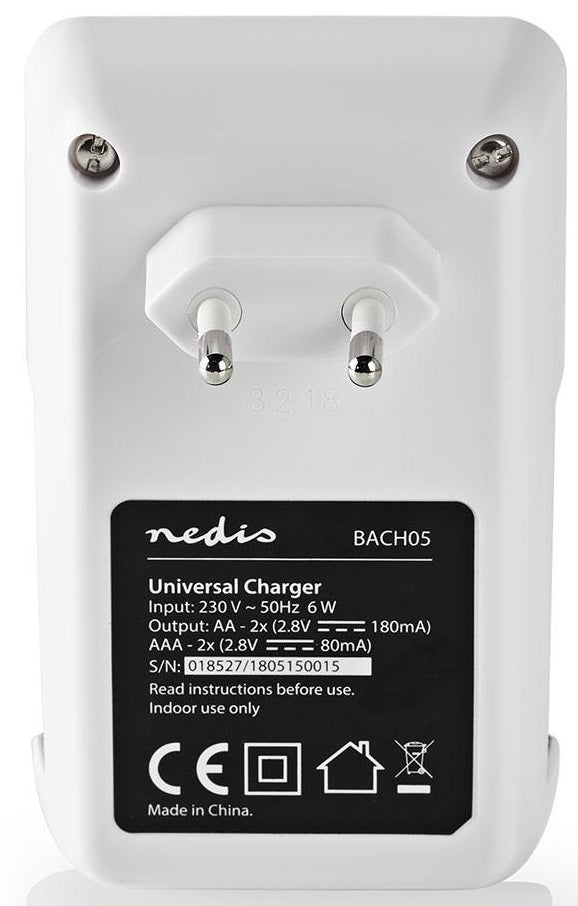 Caricabatterie per batterie NiMH | AA/AAA 5412810284283 BACH05