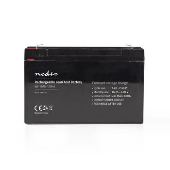 Battery | Lead Acid | Rechargeable | 6V | 10000mAh