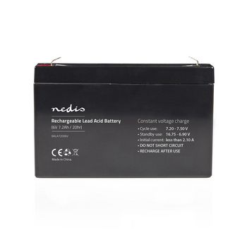 Battery | Lead Acid | Rechargeable | 6V | 7200mAh