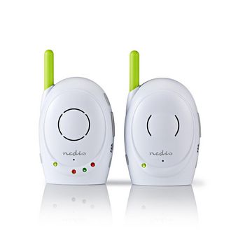 Baby Monitor | FHSS (Frequency-Hopping Spread Spectrum) | With talk back function | Range: 300m | Battery Powered / Mains Powered | Green / White