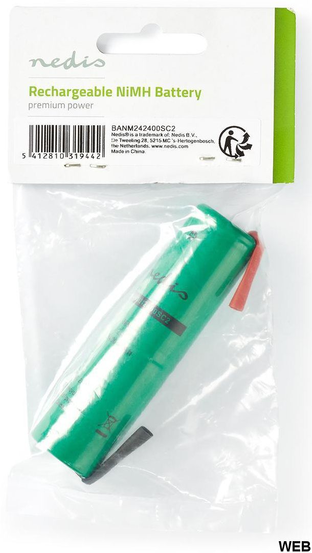 Batteria ricaricabile Ni-MH 2.40V 2400mAh BANM242400SC2 5412810319442 B2162