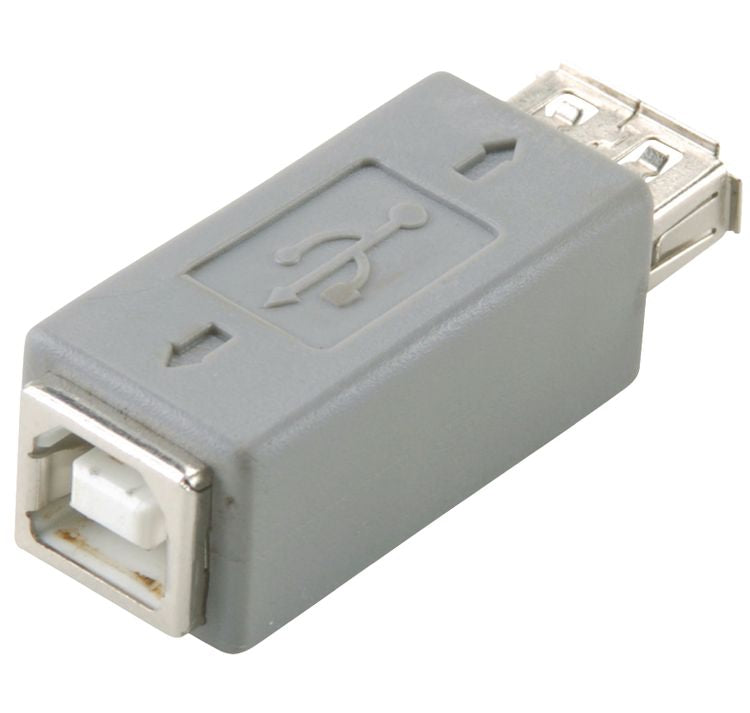 Adattatore USB 2.0 USB A Femmina - B Femmina Grigio BCP464 Codice EAN: 8717587015328