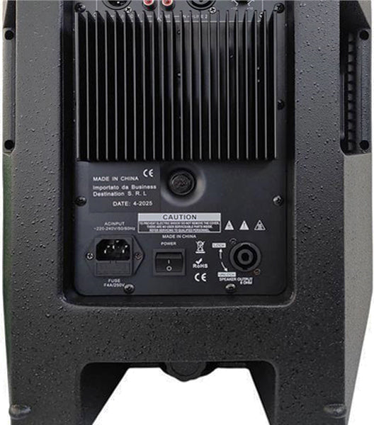 Cassa acustica amplificata 120W 12" Bluetooth/USB/Scheda SD Effetti DSP BK-122