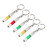 Confezione da 5 portachiavi antistatici SHUNWEI, consegna a colori casuali, 11 * 2.5cm