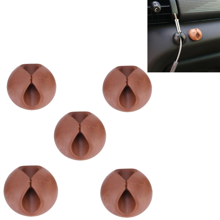 Clip per cavi singoli da 5 pezzi, sistema di gestione dei cavi e soluzione per organizzare i cavi, consegna a colori casuale, 5 PCS Single Cable Clips(Black), 5 PCS Single Cable Clips(Brown), 5 PCS Single Cable Clips(Grey)
