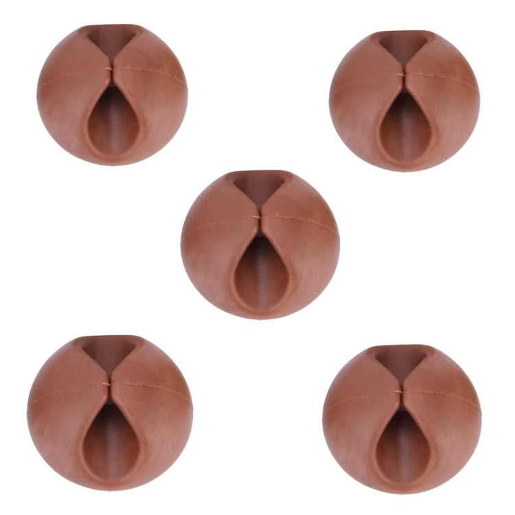 Clip per cavi singoli in silicone 5 pezzi