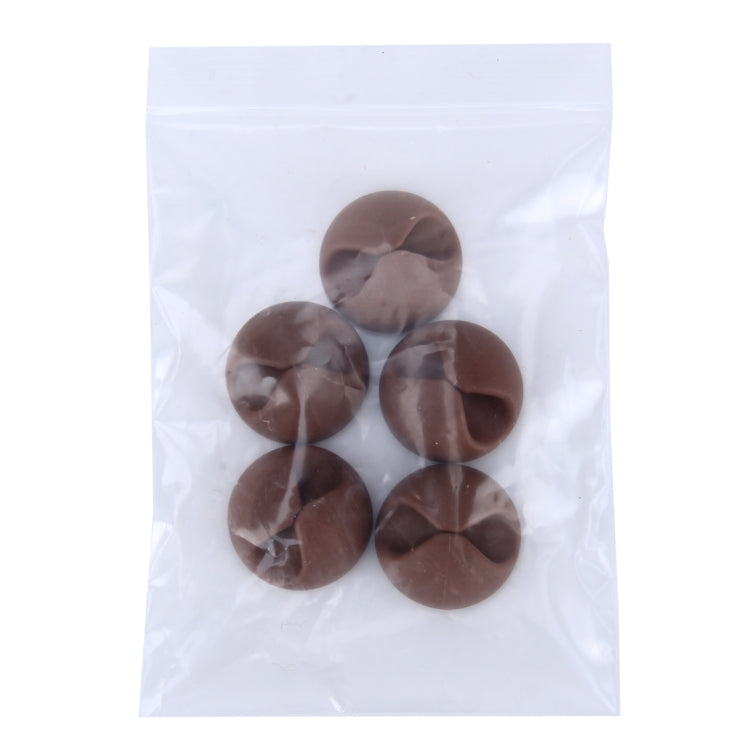 Clip per cavi singoli in silicone 5 pezzi